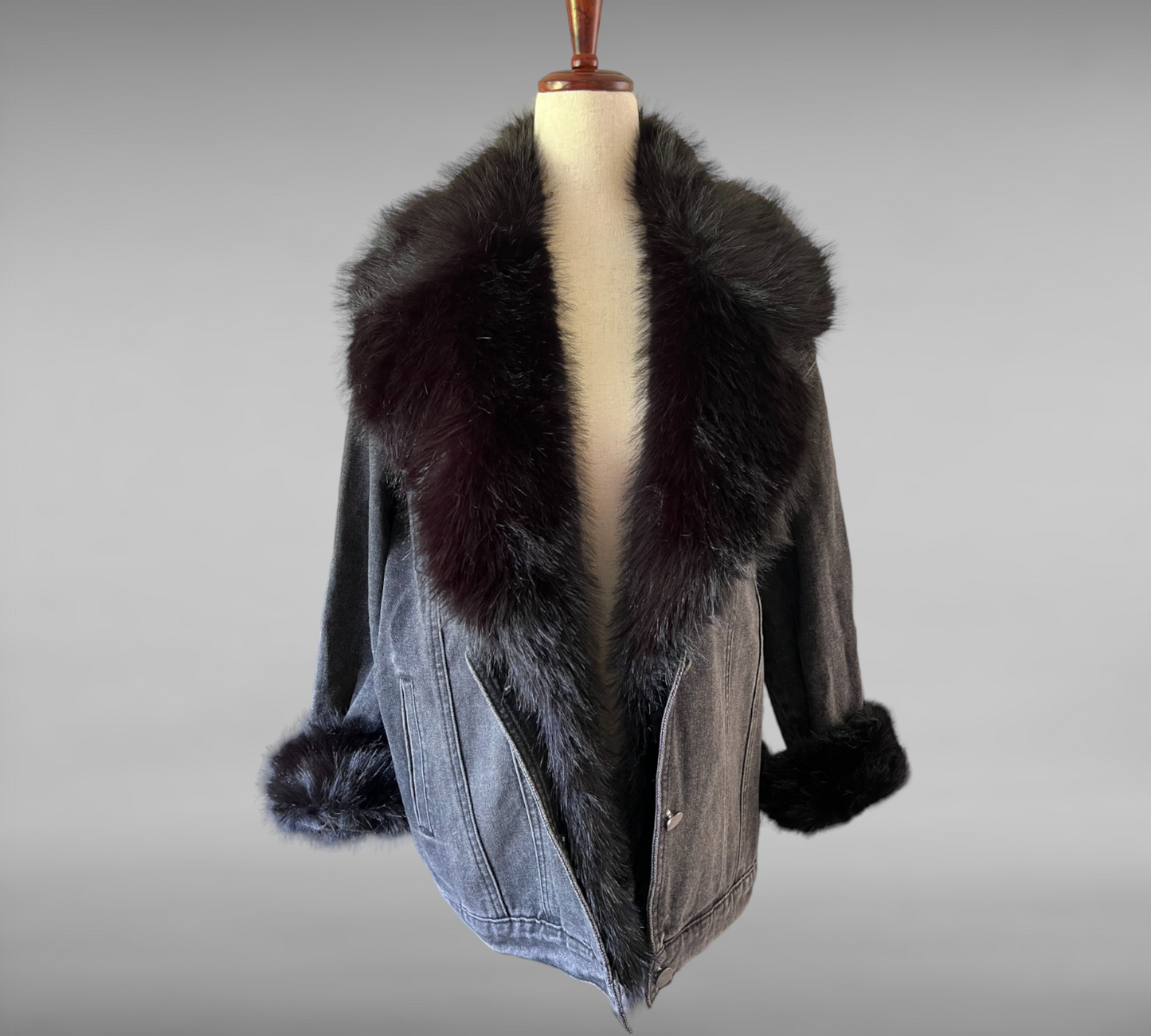 MOON GLOW Over Sized Denim Jacket