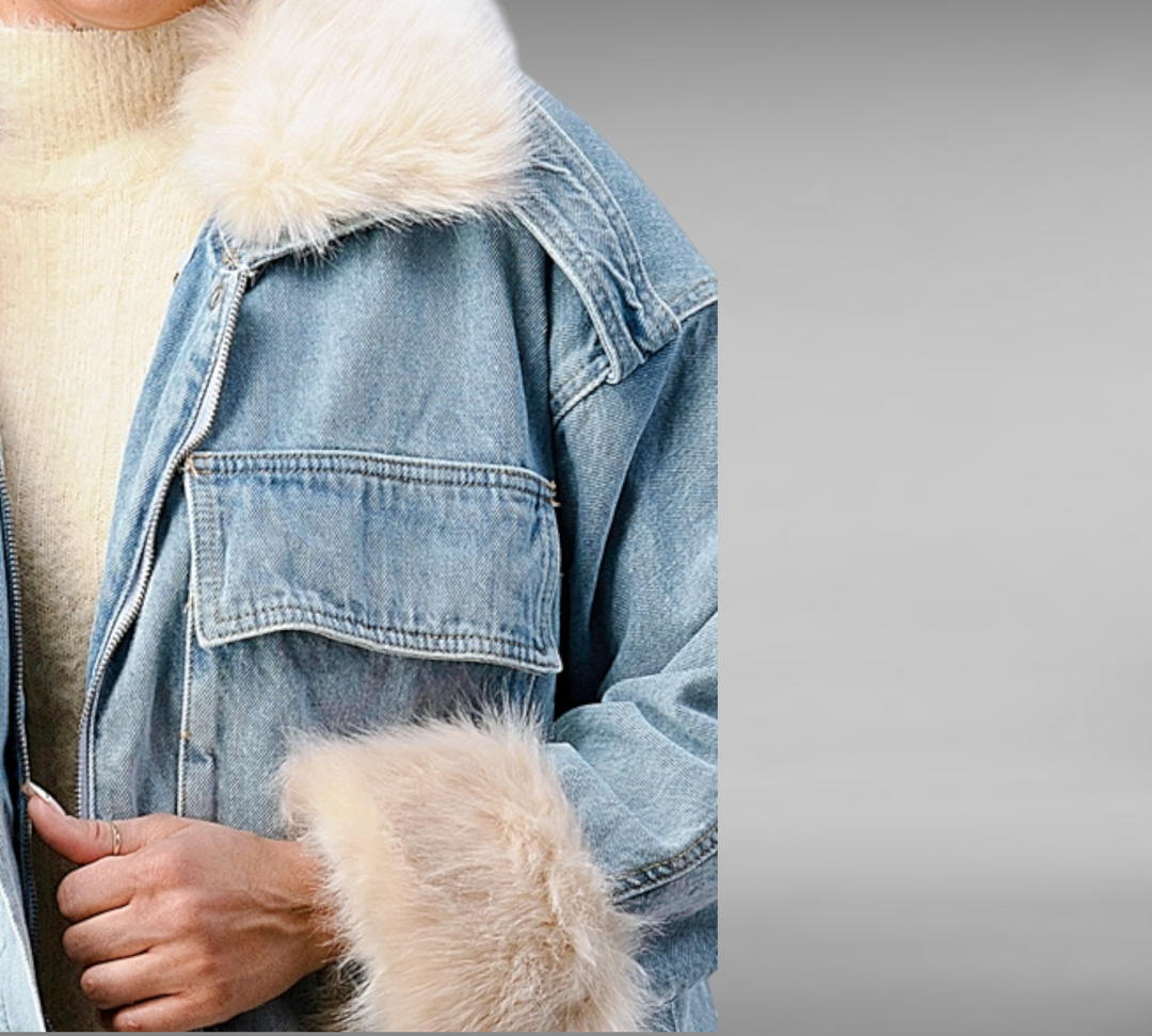 Cozy 2025 denim jacket